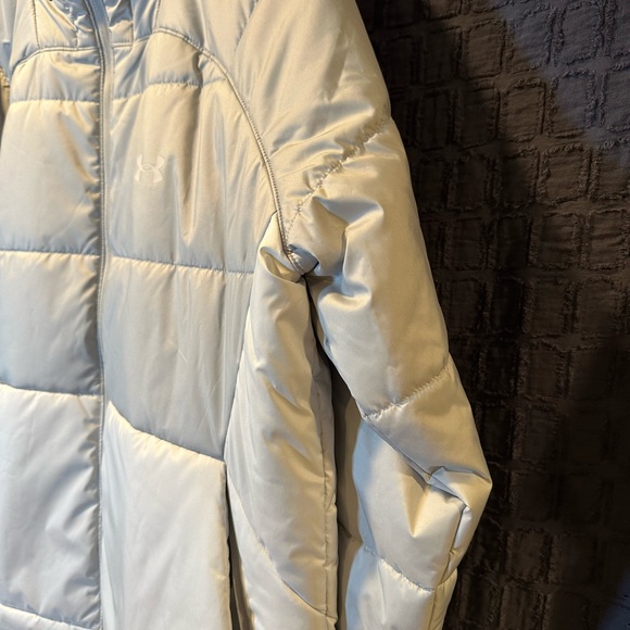 NWT! Under Armour Men's Storm Insulated Full-Zip Hooded Jacket Grey Size XL - Picture 9 of 14